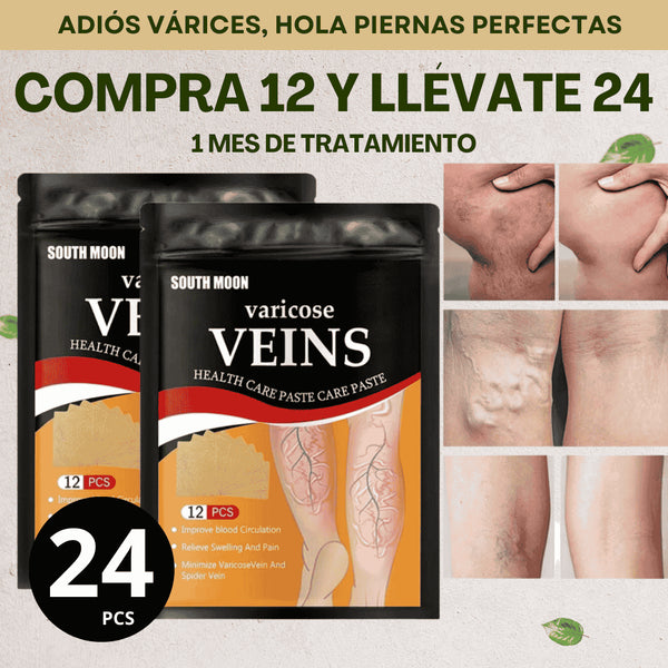 Varicose Veins -  El tratamiento definitivo para las várices  [COMPRA 12 Y LLÉVATE 24]