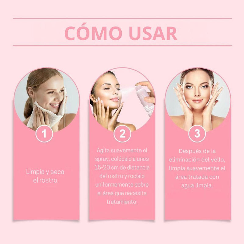 VeluSkin - Nuevo spray identificador de cabello para dermaplaning facial [COMPRA 1 Y LLÉVATE 2]